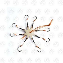 فیدر سکه ای ۸ قلاب سایز ۶