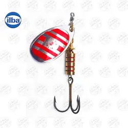 لانسه ماهیگیری سایز ۵ ایلبا ۲۱۱۱۵ Silver/red Zebra ilba