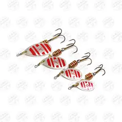 لانسه ماهیگیری سایز ۵ ایلبا ۲۱۱۱۵ Silver/red Zebra ilba