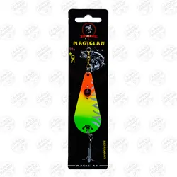 طعمه قاشقک ماهیگیری پرچمی مجیکن ۲۳ گرمی یووی سه بعدی G13