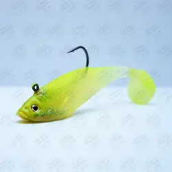 طعمه ماهیگیری ماهی ژله ای کایدا AG011-04SHCH بسته ۳ عددی