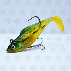 طعمه ماهیگیری ماهی ژله ای کایدا AG013-04BB بسته ۳ عددی