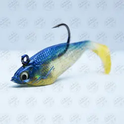 طعمه ماهیگیری ماهی ژله ای کایدا AG011-03H بسته ۳ عددی