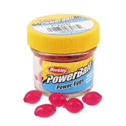 خمیر برکلی توپی صورتی پاور اگز قزل آلا  Berkley Powerbait Sparkle Dough Eggs Pink