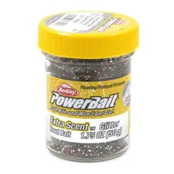 خمیر برکلی پاور بیت قزل آلا Berkley PowerBait Glitter Trout Bait Smoke N Fire with Silver Fleck