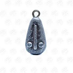 سرب ماهیگیری گلابی تخت ۱۰ گرمی