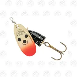 لانسه بلوفاکس پلاک طلایی نارنجی خال مشکی  سایز ۲