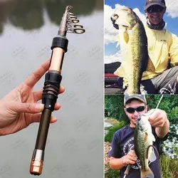 چوب ماهیگیری مسافرتی فول کربن Yong Yi طول ۲۱۰ سانتی متر