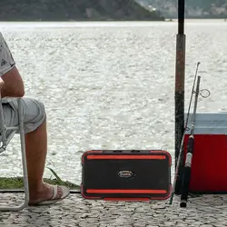 جعبه لوازم ماهیگیری Fishing Tackle Box رنگ مشکی