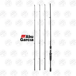 چوب ماهیگیری ابوگارسیا دوتکه سه اکشن  کستینگ فول کربن به همراه هارد کیس