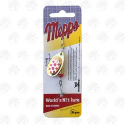 لانسه ماهیگیری مپس طلایی خال قرمز سایز ۳