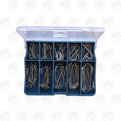 مجموعه قلاب ماهیگیری به همراه جعبه قلاب  ۸۵ عدد