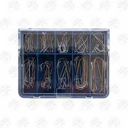 مجموعه قلاب ماهیگیری به همراه جعبه قلاب  ۸۵ عدد