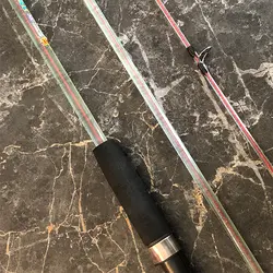 چوب سه تکه تو پر سیم بکسل دار با اتصال پیچی کروکودیل طول ۲۷۰ سانتی متر