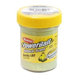 خمیر برکلی پاور بیت قزل آلا سیر Berkley PowerBait Select Trout Bait Garlic With Glitter