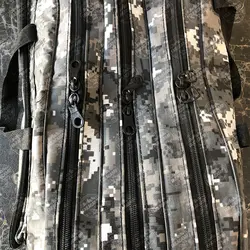 کیف لنسر ماهیگیری سه زیپ Hong Ying طرح استتار طوسی