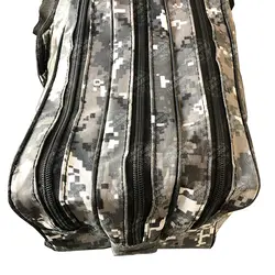 کیف لنسر ماهیگیری سه زیپ Hong Ying طرح استتار طوسی