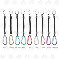 رابط فنری و کارابین جهت اتصال ابزار و لوازم ماهیگیری