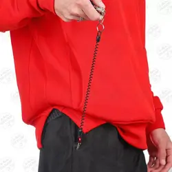 رابط فنری و کارابین جهت اتصال ابزار و لوازم ماهیگیری