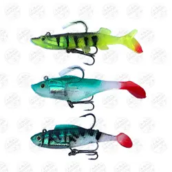 لور ماهی ژله ای ماهیگیری Luckg Bait  مجموعه ۳ عددی مدل ۱۰۳۱