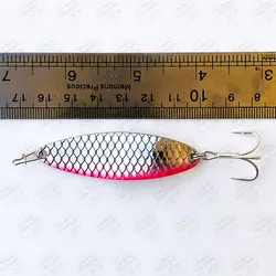 قاشقک ماهیگیری ۱۵ گرم ۶.۵ سانتی متر نقره ای صورتی