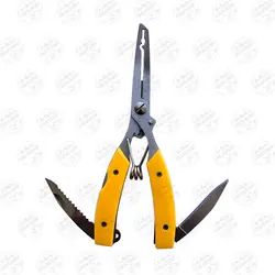 انبر چندکاره حرفه ای ماهیگیری رنگ آبی