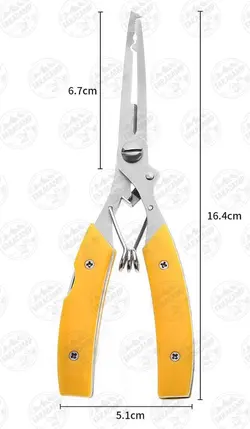 انبر چندکاره حرفه ای ماهیگیری رنگ آبی