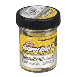 خمیر برکلی میوه ای پاور بیت قزل آلا  Berkley Power bait natural scent glitter banana boost
