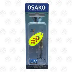 لانسه ماهیگیری فسفری خال قرمز سایز ۳