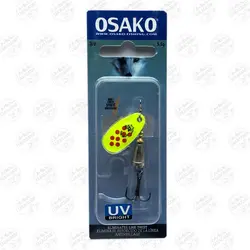 لانسه ماهیگیری اوساکو فسفری خال قرمز سایز ۲