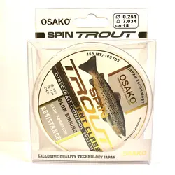 نخ ماهیگیری ۱۵۰ متر OSAKO سایز ۰/۲۲