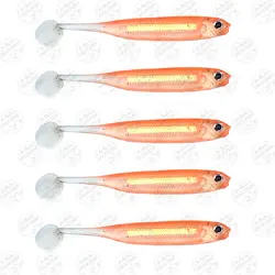 طعمه ماهیگیری ماهی ژله ای نارنجی بسته ۵ عددی