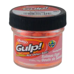 خمیر برکلی توپی پاور اگز قزل آلا Berkley Gulp Floating Salmon Eggs Fluorescent Orange