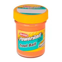 خمیر برکلی پاور بیت قزل آلا Berkley PowerBait Trout Bait Fluorescent Orange