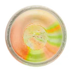 خمیر برکلی پاور بیت قزل آلا Berkley PowerBait Double Glitter Trout Bait Chartreuse/White/Orange