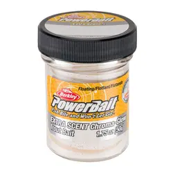 خمیر برکلی پاور بیت قزل آلا Berkley PowerBait Glitter Chroma-Glow Dough Mallow Glow Red Fleck