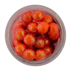 خمیر برکلی توپی پاور اگز قزل آلا Berkley Sparkle Power Eggs Floating Magnum Fluorescent Orange With Scales