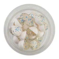 خمیر برکلی توپی پاور اگز قزل آلا Berkley PowerBait Power Clear Eggs Floating Clear Silver Blue-FI. White