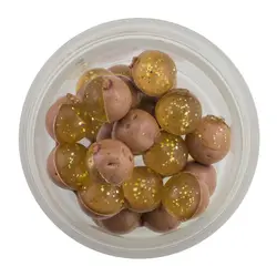 خمیر برکلی توپی پاور اگز قزل آلا Berkley PowerBait Power Clear Eggs Floating Clear Gold-Natural