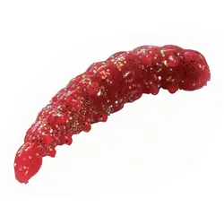 خمیر برکلی توپی پاوربیت قزل آلا Berkley PowerBait Power Honey Worm Red With Scales