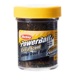خمیر برکلی پاور بیت قزل آلا Berkley PowerBait Glitter Trout Bait Nightcrawler With Glitter