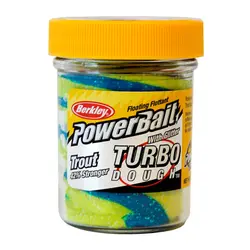 خمیر برکلی پاور بیت قزل آلا Berkley PowerBait Glitter Turbo Dough Blue Neon