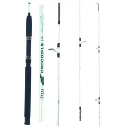 چوب دو تکه شیشه ای سیم بکسل دار، ۱/۳۵ متر، CROCODIL، اکشن ۵۰-۹۰ گرم