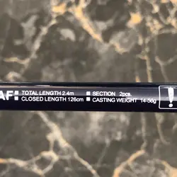 چوب ماهیگیری دایوا دوتکه کربن ۲٫۴ متر مدل کراس فایر CrossFire