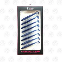 طعمه جیگ ماهی ژله ای ilure بسته  ۸ عددی ۸ سانتی متر رنگ آبی