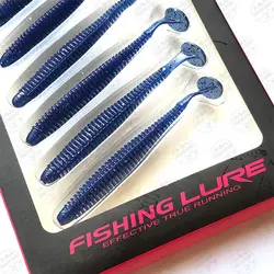 طعمه جیگ ماهی ژله ای ilure بسته  ۸ عددی ۸ سانتی متر رنگ آبی