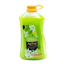 مایع دستشویی صدفی سبز 2500 گرمی اکتیو (حاوی پروتئین سویا)