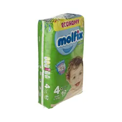 پوشک بچه سایز 4 (62 عددی) مولفیکس