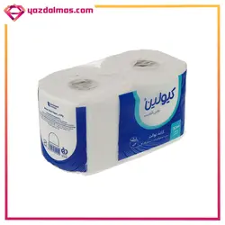 دستمال توالت 4 لایه 2 قلو کیولین