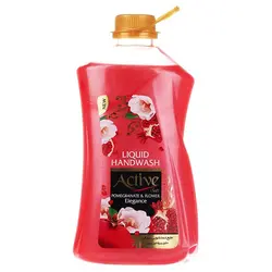مایع دستشویی صدفی صورتی 2500 گرمی اکتیو (حاوی پروتئین سویا)